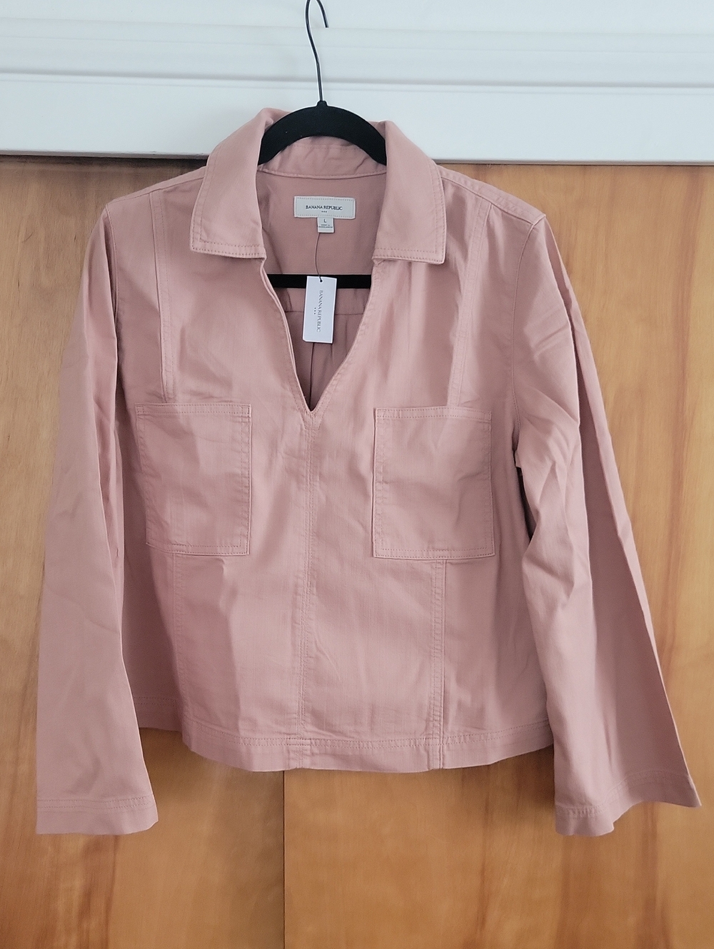 Chambray Popover Top